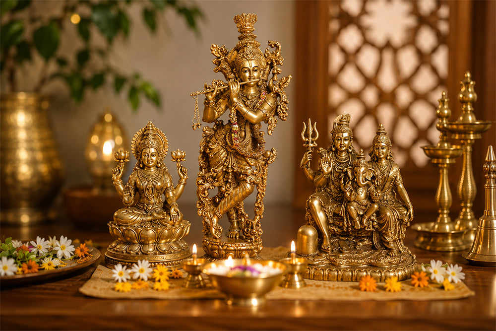 Why Brass Idols Are the Perfect Choice for Your Home Temple