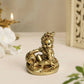 Baby Krishna (Makhan Chor) Antique Gold Finish Polyresin Idol