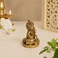 Baby Krishna (Makhan Chor) Antique Gold Finish Polyresin Idol