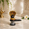 Shiv Ling with Sheshnag Idol – Antique Gold Polymarble Statue for Home Altar & Spiritual Devotion