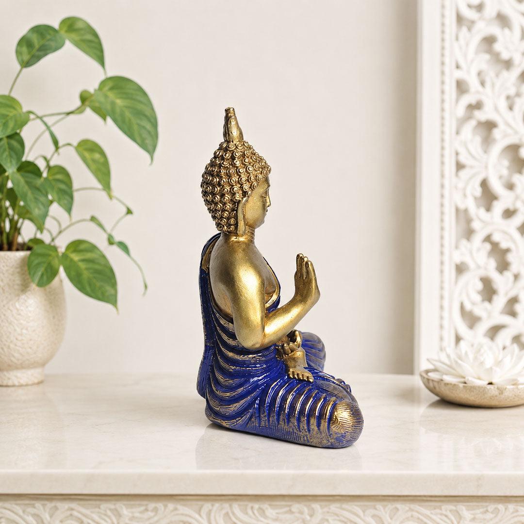 Blessing Buddha Premium Polymarble Idol