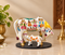 Hand-Painted Kamadhenu Cow with Calf – Traditional Indian Art