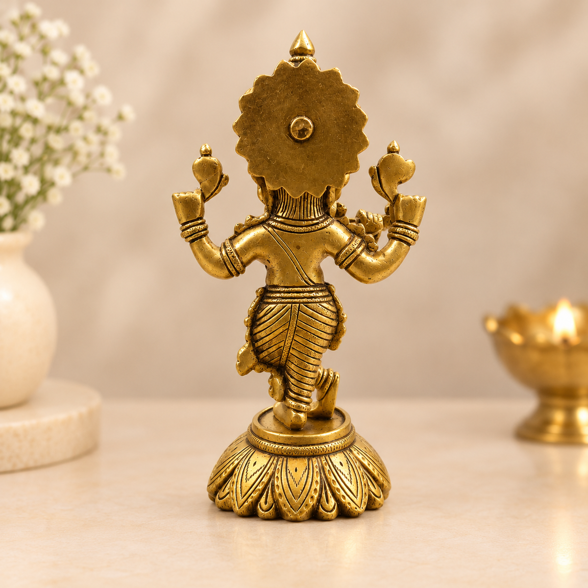 Premium Brass Dancing Ganesha Idol