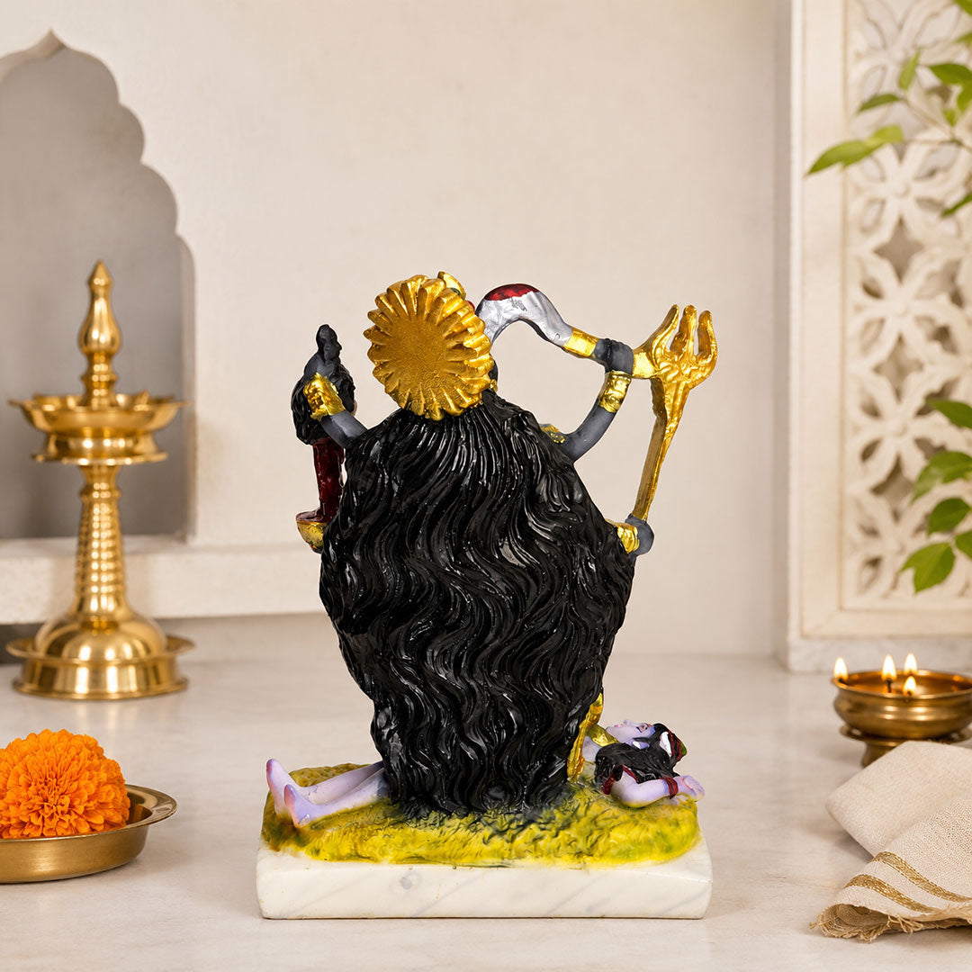 Divine Mahakali Murti for Home Temple & Spiritual Décor