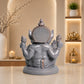 Elegant Grey Lord Ganesha Idol – Symbol of Wisdom & Prosperity