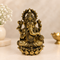 Antique Brass Ganesha Idol – Intricately Detailed Lotus Base Ganesh Statue