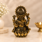 Antique Brass Ganesha Idol – Intricately Detailed Lotus Base Ganesh Statue
