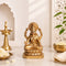 Goddess Lakshmi Idol - Gold Polymarble