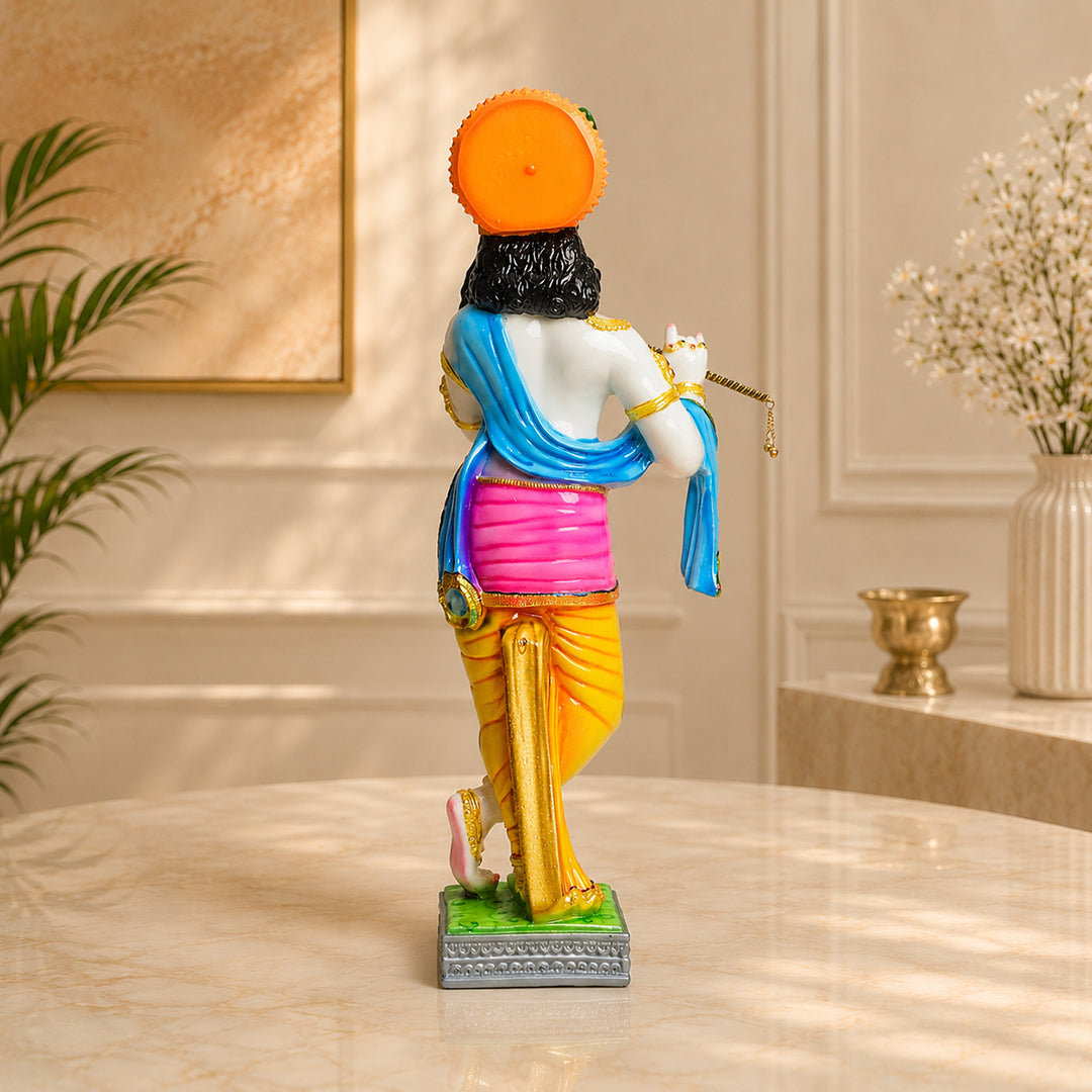 Lord Krishna  Flute Idol - Symbol of Wisdom & Prosperity