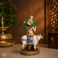 Lord Krishna with Sacred Cow – Premium Handcrafted Polymarble Idol