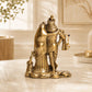 Radha Krishna Antique Gold Finish Idol