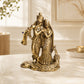 Radha Krishna Antique Gold Finish Idol