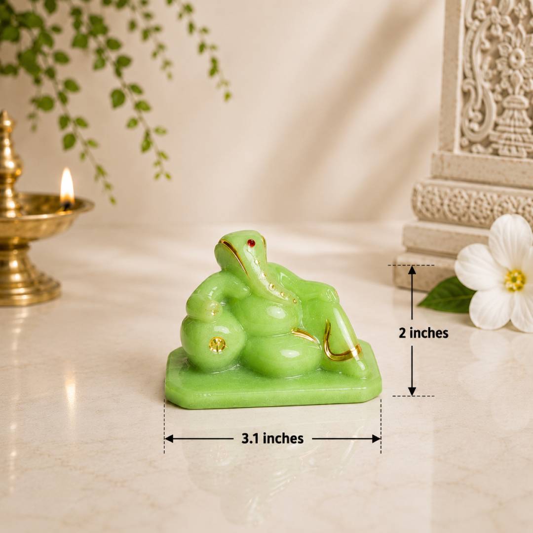 Radium (Glow-in-the-Dark) Divine Ganesha Idol