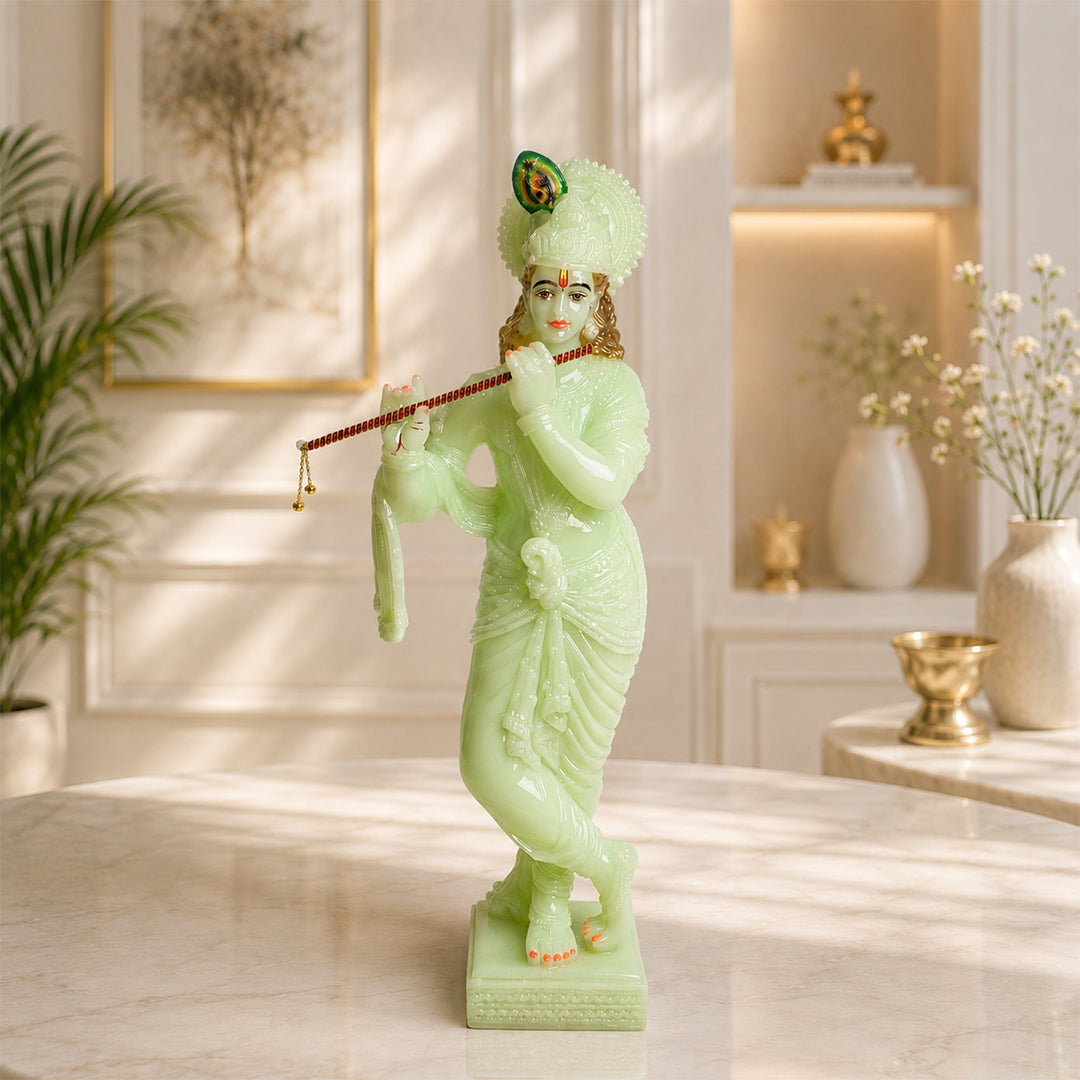 Radium (Glow-in-the-Dark) Lord Krishna Idol