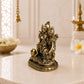 Shiva Parivar Idol - Antique Gold Finish