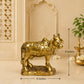 Kamadhenu Cow with Divine Deities Premium Polymarble Idol