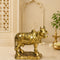 Kamadhenu Cow with Divine Deities Premium Polymarble Idol