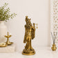 Antique Lord Krishna Flute Idol - Symbol of Wisdom & Prosperity