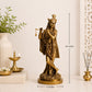 Antique Lord Krishna Flute Idol - Symbol of Wisdom & Prosperity