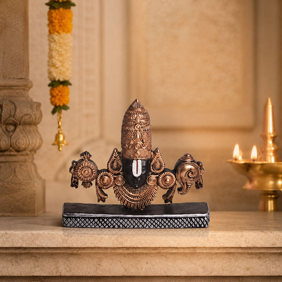 Tirupati Balaji Premium Polymarble Idol
