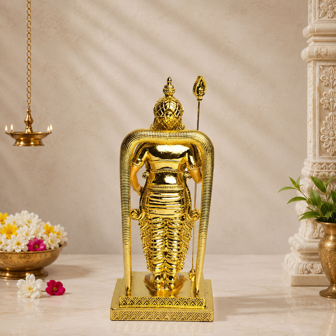 Lord Murugan (Kartikeya) Idol his sacred Vel (spear)