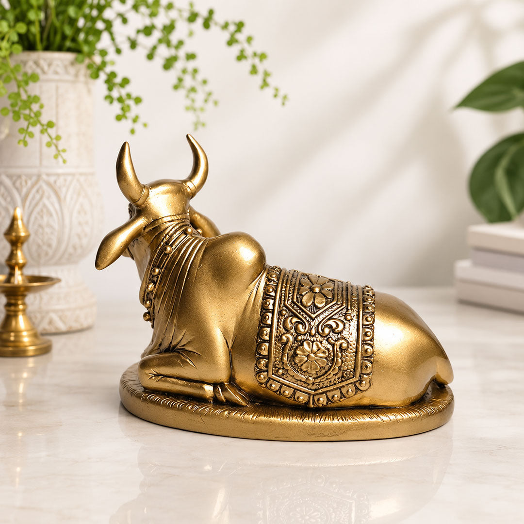 Sacred Nandi Premium Polymarble Idol