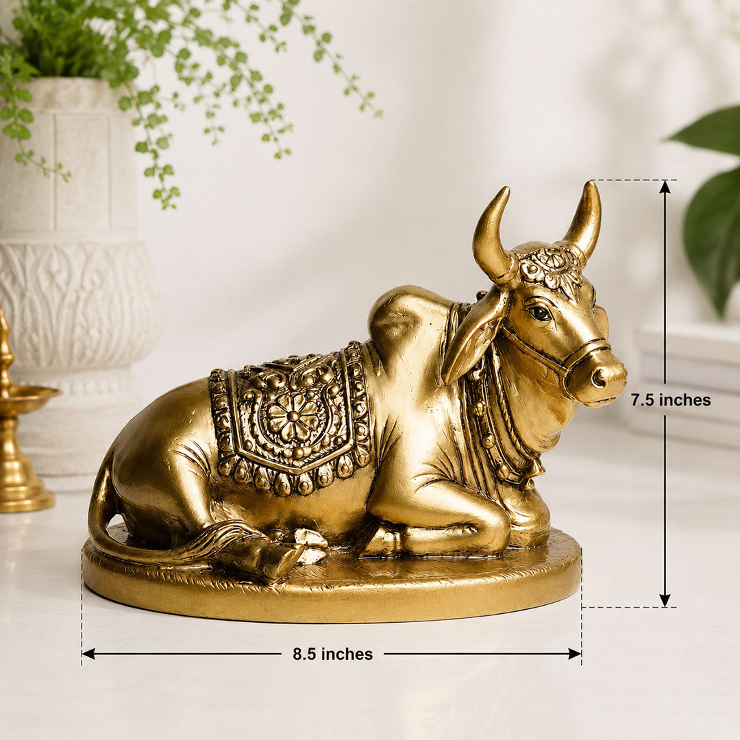 Sacred Nandi Premium Polymarble Idol