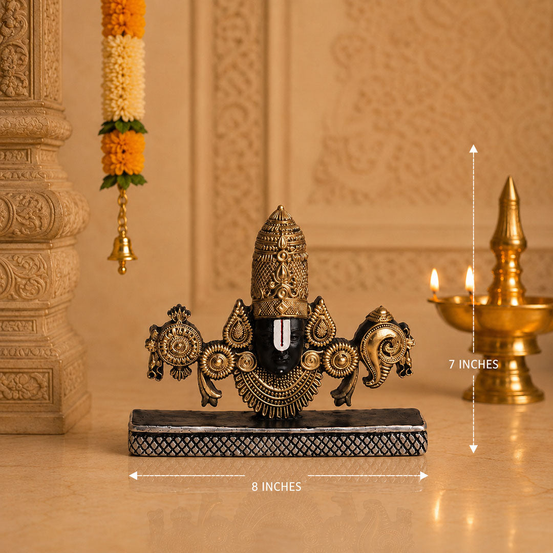 Tirupati Balaji Premium Polymarble Idol