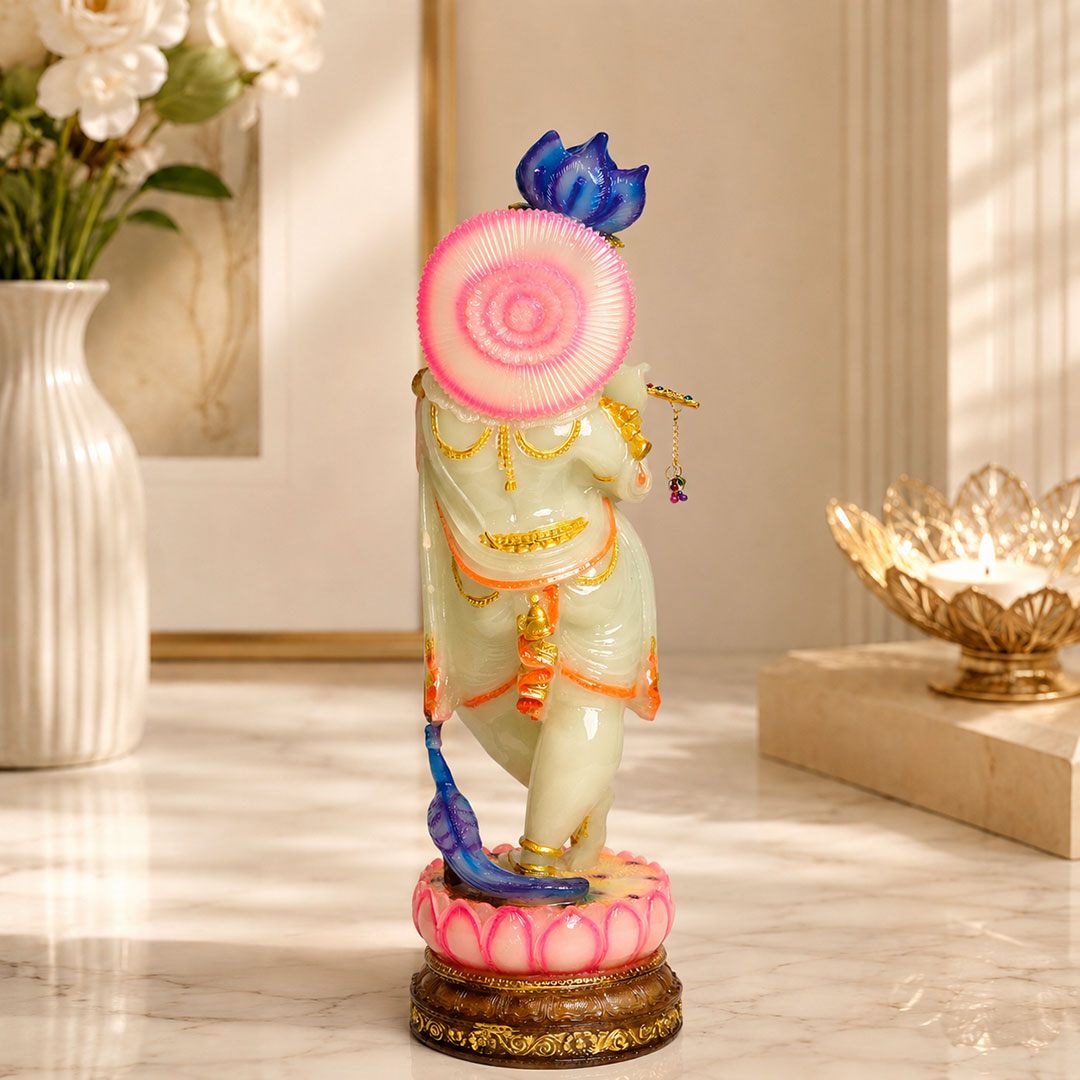 Radium (Glow-in-the-Dark) Lord Krishna Idol