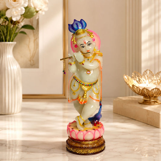 Radium (Glow-in-the-Dark) Lord Krishna Idol